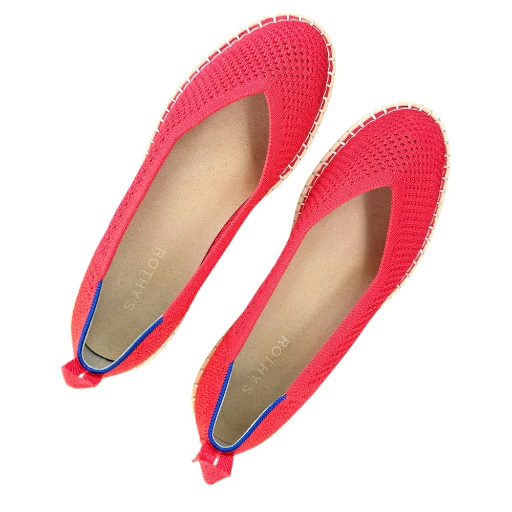 Rothy red hot flats NWOT size 10.5
